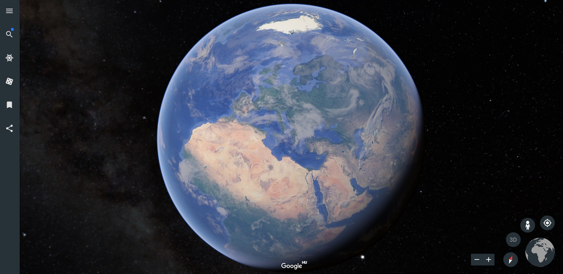 Újítások a Google Earth-ben