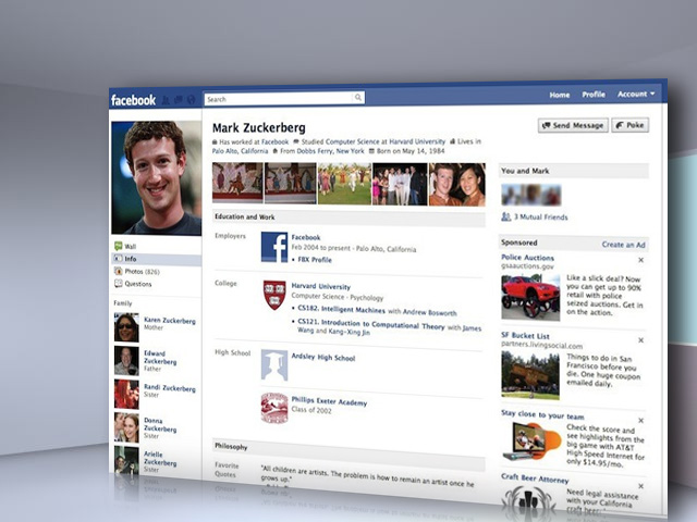 Facebook 2010-ben: újragondolt design