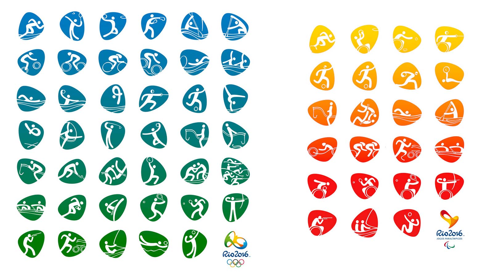 Rio – 2016 olimpiai és paralimpiai piktogramok